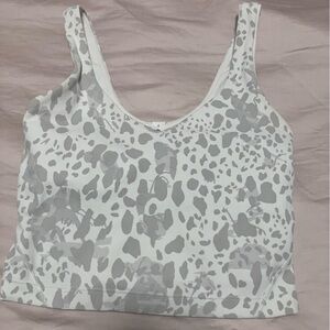 Lululemon Align Tank - size 2, White Cheetah Camo